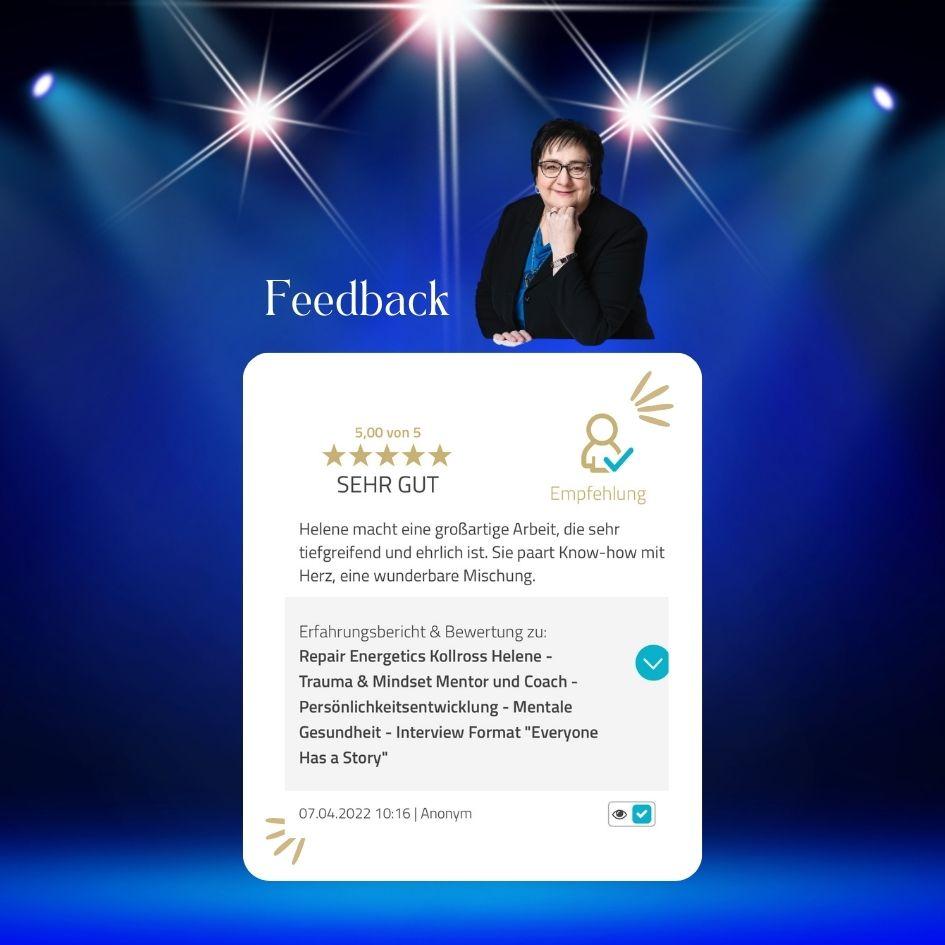 Feedback Trauma & Mindset Mentor - Coach Kollross Helene psychische Gesundheit - Persönlichkeitsentwicklung YouTube Live